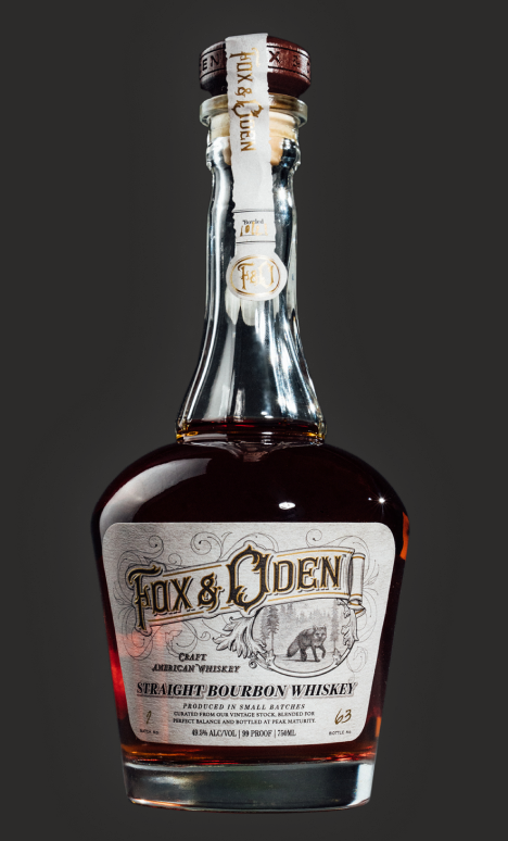 Fox and Oden Straight Bourbon Whiskey 750 ml
