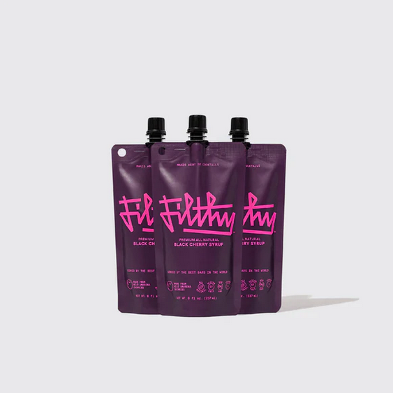 Filthy Black Cherry Syrup 6 PACK 237 ml
