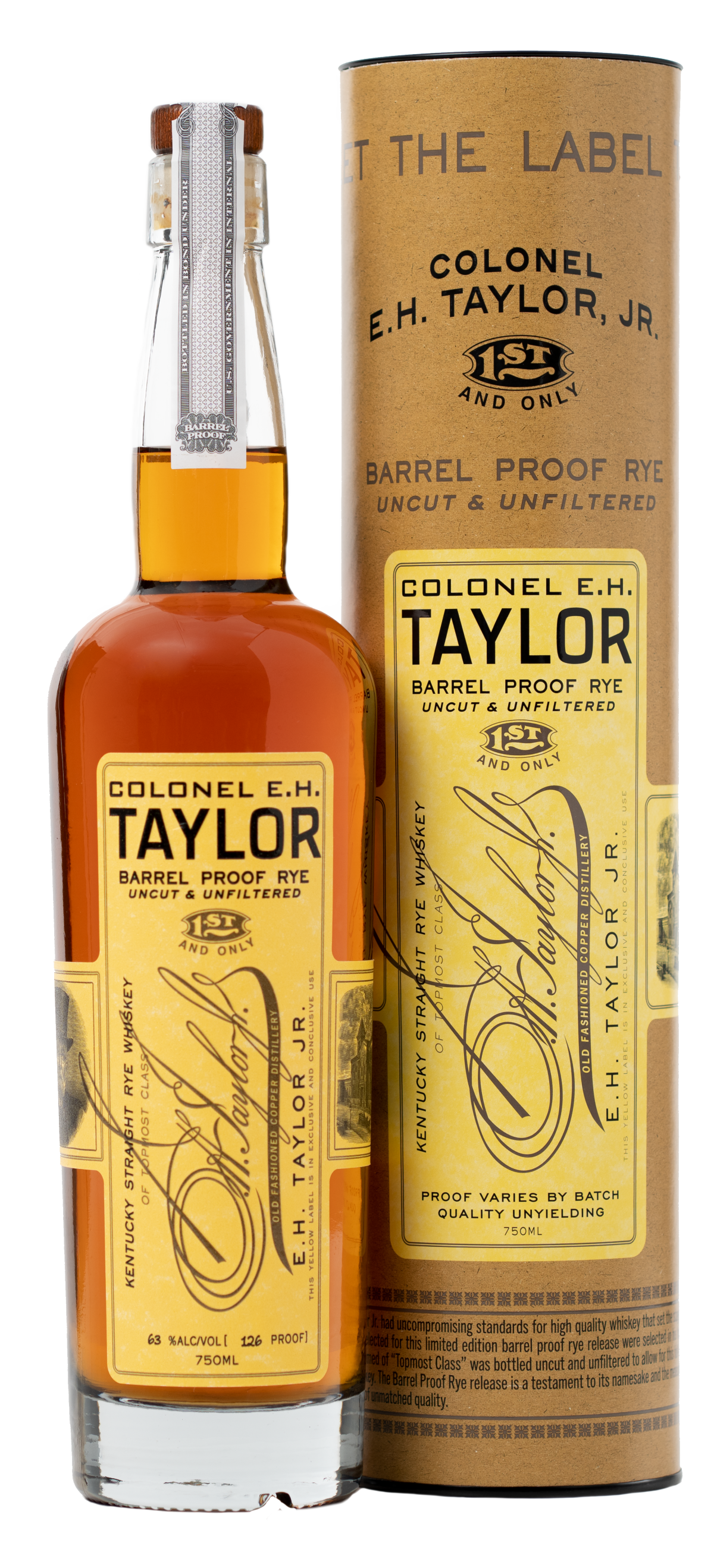 E.H. TAYLOR, JR. BARREL PROOF RYE