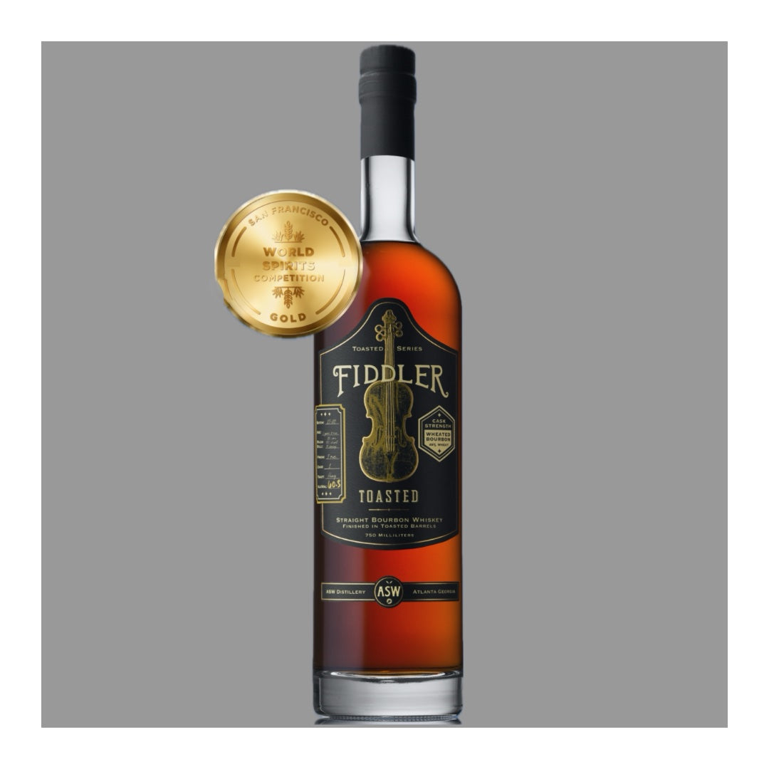 Fiddler Toasted Wheat Straight Bourbon Whiskey Cask Strength 750 ml