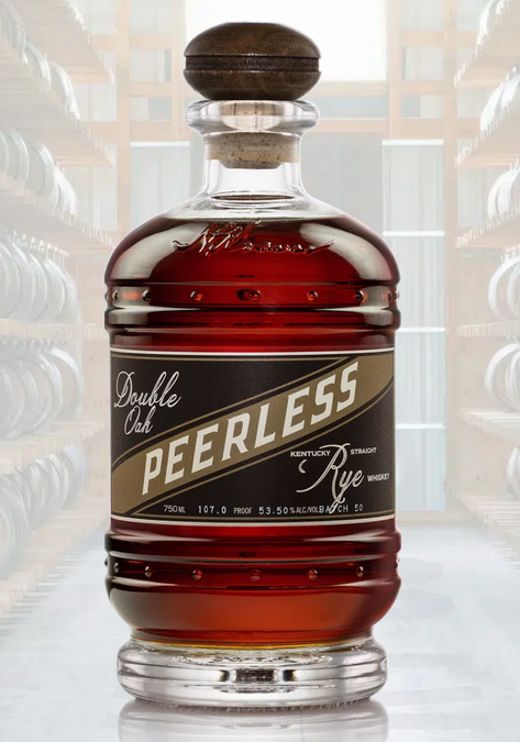 Peerless Distilling Double Oak Kentucky Staright Rye Whiskey Twice Barrled in New Oak 750 ML