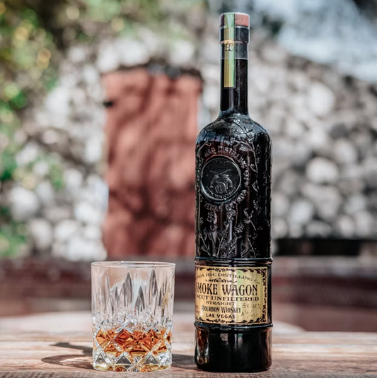 Smoke Wagon Uncut Unfiltered Straight Bourbon Whiskey 750 ml