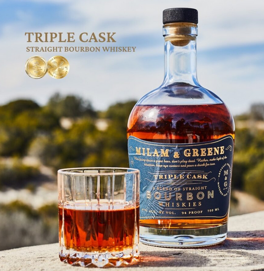 Milam And Greene Triple Cask Straight Bourbon Whiskey 750ml