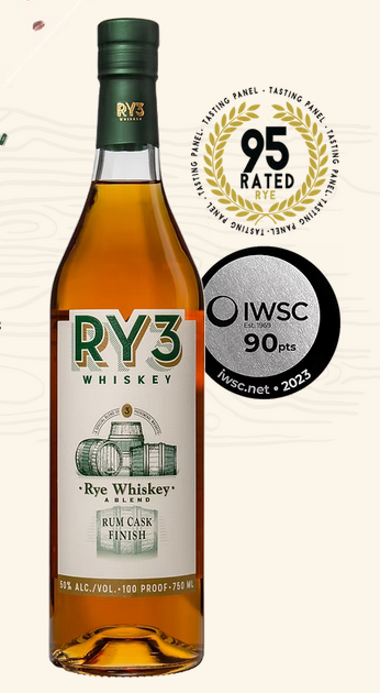 RY3 Rye Whiskey 750 ml