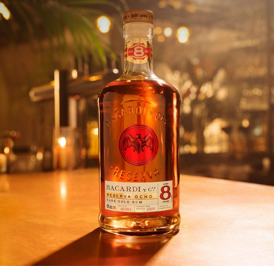 Bacardi YCLA Reserva Ocho Rare Gold Rum 8 year 750 ml