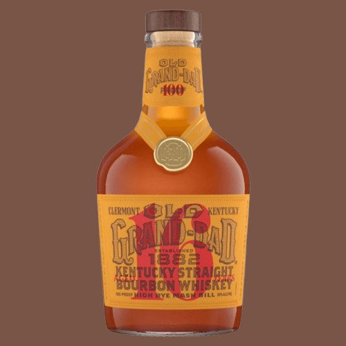 Old Grand -Dad Kentucky Straight Bourbon High Rye Mash Bill 16 year 750 ML
