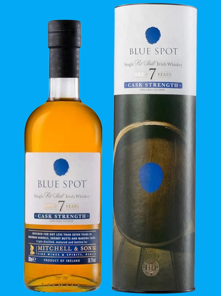 Blue Spot Single Pot Still Cask Strength 7 year 750 ml