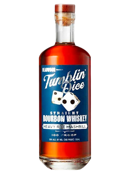 Deadwood Tumblin Dice Straight Bourbon Heavy Rye Mashbill 4 year 750 ml