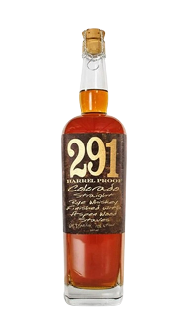 291 Colorado Barrel Proof Straight Rye Whiskey Finished with Aspen Wood Staves 750 ml